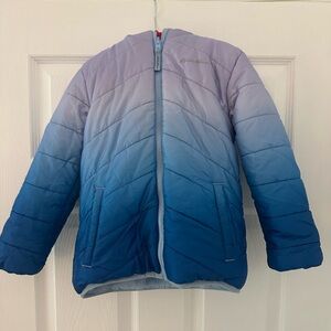 Eddie Bauer Kids Blue Reversible Winter Coat